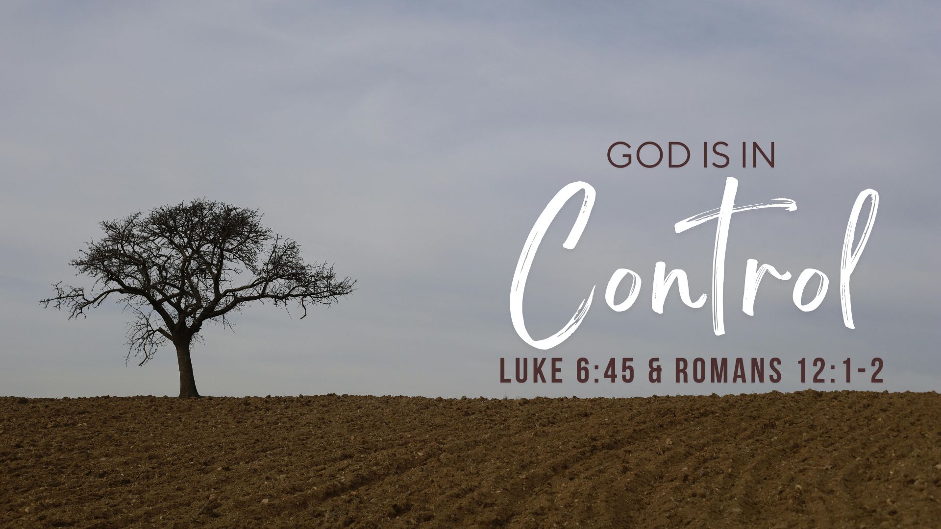 God is in Control